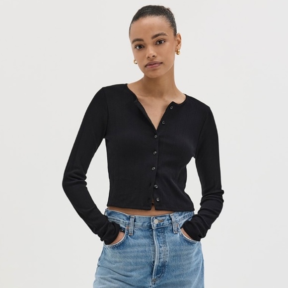 Ari Pointelle Knit Cardigan - NWT - Picture 2 of 4